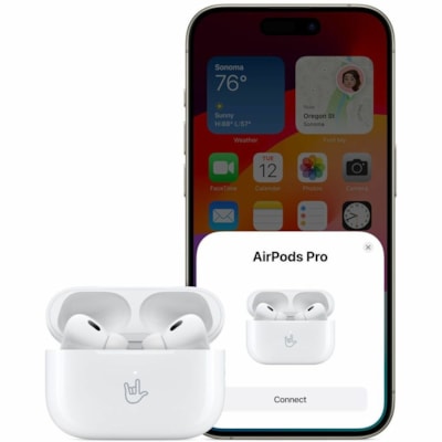 Apple AirPods Pro (2nd generation) with MagSafe Case (USB-C) - Siri - Stereo - True Wireless - Bluetooth - Earbud - Binaural - In-ear - Noise Cancelling Microphone - Noise Canceling - White  WRLS 