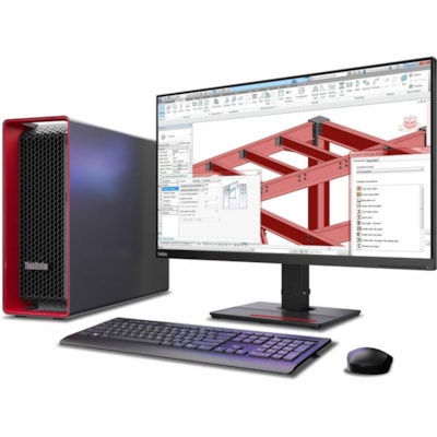 Lenovo - Poste de travail ThinkStation P7 30F30071US - 1 Xeon - Technologie vPro - 32 Go - 1 To SSD - Intel W790 Morceau - Windows 11 Pro for Workstations - 1 24 Go Graphiques - Serial ATA, NVMe Contrôleur - Anglais Clavier - Gigabit Ethernet, 10 Gigabit Ethernet - Réseau sans-fil  16G X2 W11PWS 
