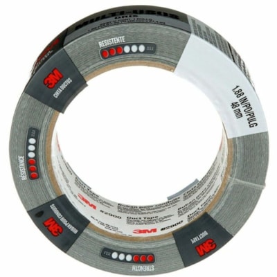 3M Multi-Use Duct Tape 2930-C, 1.88 in x 30 yd (48.0 mm x 27.4 m) - 30 yd (27.4 m) Length x 1.88" (47.8 mm) Width - Gray - Natural Rubber Adhesive - For Bundling, Cord, Patching, Reinforcing, Repair, Indoor, General Purpose - 1 Each 48.0 MM X 27.4 M 