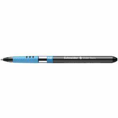 Slider Slider Basic Ballpoint Pen - 1.4 mm (0.06") Extra Broad Pen Point - Black, Red, Blue, Green, Light Blue, Violet, Orange, Pink Ink - Transparent Barrel - Stainless Steel Tip - 8 / Pack LINE WIDTH XB WALLET 8 UNIT ASSORTED COLOURS