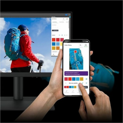BenQ Photographer SW242Q 24" Class WQXGA LED Monitor - 16:10 - 24.1" Viewable - In-plane Switching (IPS) Technology - LED Backlight - 2560 x 1600 - 1.07 Billion Colors - 400 cd/m² - 5 ms - HDMI - DisplayPort - USB Hub, KVM Switch  MNTR 