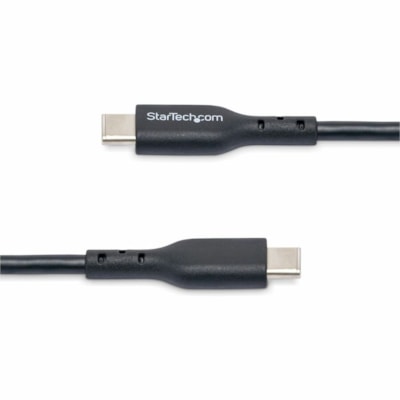 StarTech.com 3ft (0.9m) USB-C Charging Cable, USB 2.0 Type-C Laptop Charger Cord, 60W Power Delivery, TPE Jacket, Data Transfer Cable - USB-C Charging Cable supports 60W/3A Power Delivery and 480Mbps; Fast Charge from a USB-C wall charger/power bank; Works w/USB-C laptops/tablets; Color: Black; O.D. GING CABLE  USB C CABLE  USB 2 .0 TYPE-C LAPTOP CHA