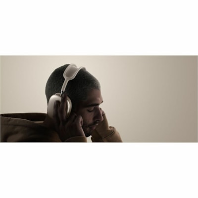Apple AirPods Max Headset - Siri - Stereo - Wireless - Bluetooth - Over-the-head, Over-the-ear - Binaural - Circumaural - Starlight  WRLS 