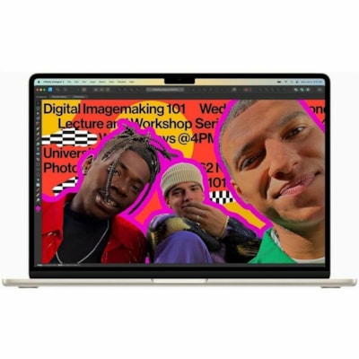 Apple MacBook Air MW103LL/A 13.6" Notebook - Apple M4 - 16 GB - 512 GB SSD - English (US) Keyboard - Starlight - Apple M4 Chip - 2560 x 1664 - macOS Sequoia - Apple - True Tone Technology, In-plane Switching (IPS) Technology, Liquid Retina Display - Front Camera/Webcam - 18 Hours Battery Run Time -  LE M4 CHIP WITH 10-CORE CPU AN D 10-CORE GPU  16GB