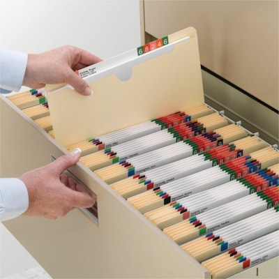 Smead Straight Tab Cut Letter Recycled File Jacket - 8 1/2" (215.90 mm) x 11" (279.40 mm) - 11 pt. (3.87 mm) - 2 Plys - Manila - Reinforced, Slip Resistant - 10% Recycled - 100 / Box REINFORCED STRAIGHT-CUT TAB LETTER SIZE/MANILA