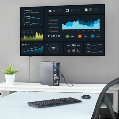 StarTech.com DisplayPort to HDMI Adapter, 1080p DP to HDMI Adapter/Video Converter, VESA Certified, DP to HDMI Monitor/Display, Passive - Passive DisplayPort to HDMI adapter - 1080p/7.1ch Audio/HDCP/DP 1.2; VESA DisplayPort certified - Connects DP host to HDMI display/monitor/projector - Compact DP  RCABL 