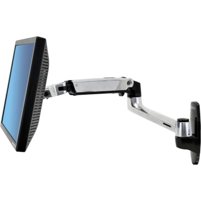 Ergotron Mounting Arm for LCD Monitor, Monitor, TV - Polished Aluminum - 34" Screen Support - 24.91 lb (11300 g) Load Capacity - 100 x 100, 75 x 75 - VESA Mount Compatible - Aluminum  space and discover your most productive self  tha