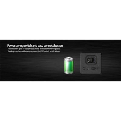 Adesso Wireless Desktop Touchpad Keyboard - Wireless Connectivity - RF - 30 ft (9144 mm) - 2.40 GHz - USB Interface - 104 Key(s) - On/Off Switch Hot Key(s) - English (US) - QWERTY Layout - Desktop Computer - TouchPad - Membrane Keyswitch - AAA Battery Size Supported - Black top Touchpad Keyboard ard (glazing black c
