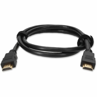AddOn - Câble audiovisuel HDMI2HDMI6F-5PK - 6 pi (1,83 m) HDMI Câble audiovisuel pour Périphérique audio/vidéo, Téléviseur - Noir - 5  CABL 