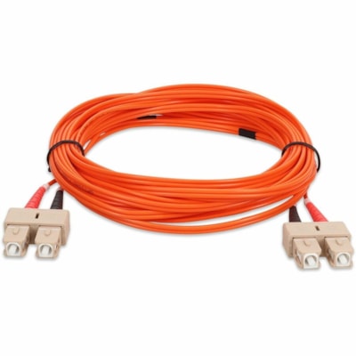 AddOn 2m SC to SC Orange OM1 Duplex OFNR (Riser-Rated) MMF Fiber Patch Cable - 6.6 ft (2 m) Fiber Optic Network Cable for Network Device - First End: 2 x SC Network - Male - Second End: 2 x SC Network - Male - Patch Cable - LSZH, OFNR, Riser, Plenum - 62.5/125 µm - Orange - 1.0  CABL 