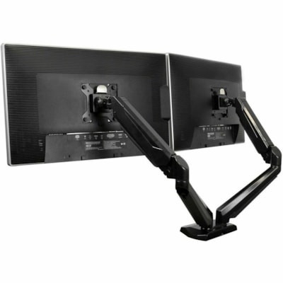StarTech.com Dual Monitor Arm, USB Hub and Audio Ports in Base, Monitors up to 32" (17.6lb/8kg), VESA Monitor Stand Desk Mount - Increase productivity by mounting two monitors up to 32" , with full-motion articulation - Dual-Monitor Arm - Works on all VESA Mount compliant monitors incl Acer, HP & Sa  MNT 