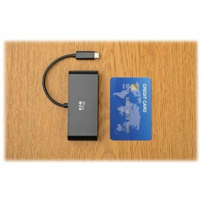 Tripp Lite series 4-Port USB 3.1 Hub, 4x USB-A, Thunderbolt 3-PD Charging, Black - USB Type C - External - 4 USB Port(s) - 4 USB 3.0 Port(s) - PC, Mac Hub  USB-C to (x4) USB-A  with  USB-C Charging Port