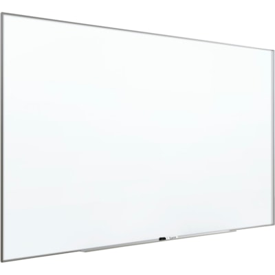 Quartet Fusion Nano-Clean Dry Erase Board - 96" (2438.40 mm) Width x 48" (1219.20 mm) Height - White Surface - Silver Aluminum Frame - Rectangle - Horizontal/Vertical - Magnetic NANOCLEAN  DRY ERASE ALUMINUM FRAME