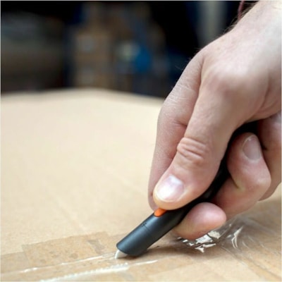 Slice - Coupeur de stylo manuel, boîte de 12 - hauteur de 0,68 po (17,27 mm) x largeur de 0,68 po (17,27 mm) x longueur de 5,26 po (133,60 mm) - Ambidextre, Résistants, Manche, Trou pour cordon, Résistant à la rouille, Non-conducteur, Non-magnétique, Portable, Confortable,  MANUEL à 3 POSITIONS 