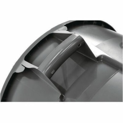 Rubbermaid Commercial 2632 32 Gallon BRUTE Container - 121.13 L Capacity - Round - Crack Resistant, Crush Resistant, Fade Resistant, Warp Resistant, UV Resistant, Dent Resistant, Chemical Resistant - 27.8" (706.12 mm) Height x 21.9" (556.26 mm) Width x 21.9" (556.26 mm) Diameter - Plastic - Gray - 6 W/O LID  GREY 