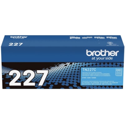 Brother TN-227C Original High Yield Laser Toner Cartridge - Cyan - 1 Each - 2300 Pages HIGH YIELD 2 300 PAGES 