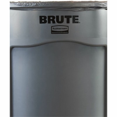 Rubbermaid Brute Container With Venting Channels 166.5 L - Grey - 166.50 L Capacity - Venting Channel, Durable, Warp Resistant, Crack Resistant, Crush Resistant, UV Resistant, Damage Resistant, Fade Resistant, Stackable, Contoured Base Handle - 31.3" (796 mm) Height x 28.2" (717 mm) Width x 24.1" (6 GRAY 