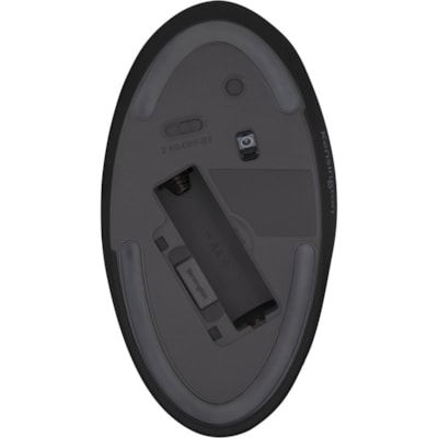 Kensington Pro Fit Ergo Wireless Mouse-Black - Wireless - Bluetooth/Radio Frequency - 2.40 GHz - Black - USB - 1600 dpi - 5 Button(s)  WRLS 