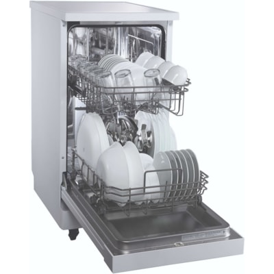 Danby 18" Portable Dishwasher - 18" (457.20 mm) - Portable - 8 Place Settings - 13.20 L Capacity - 4 Programmes - 52 dB - White  