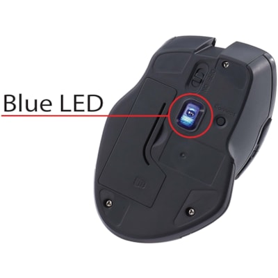 Verbatim USB-C(tm) Wireless Blue LED Mouse - Red - Blue LED/Optical - Wireless - Radio Frequency - 2.40 GHz - Red - USB Type C - 1600 dpi - 6 Button(s) - 1 Each USB-C 