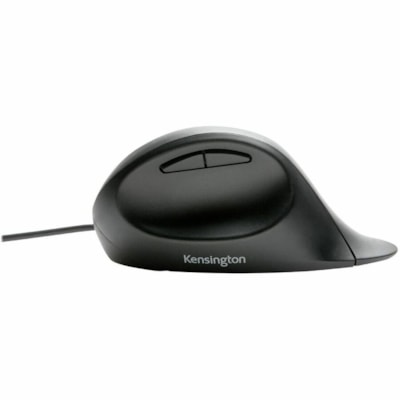 Kensington Pro Fit Ergo Wired Mouse - Black - Optical - Cable - Black - USB Type A - 3200 dpi - Scroll Wheel WIRED / USB - BLACK 