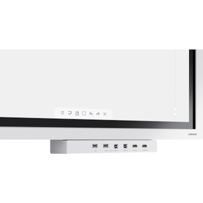 Samsung Flip 2 WM65R 65" Class LCD Touchscreen Monitor - 8 ms - 65" Viewable - InGlass Technology - Multi-touch Screen - 3840 x 2160 - 4K - 350 cd/m² - Speakers - HDMI - USB - 2 x HDMI In - Light Gray - 36 Month Digital Flipchart  Advanced IR  touch technoloy  wi