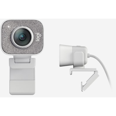 Logitech - Webcam StreamCam - 60 fps - Blanc - USB 3.1 - 1920 x 1080 Vidéo - Autofocus - 78° Angle - Microphone - Pour Ordinateur, Moniteur  
