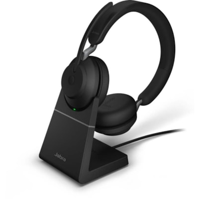 Jabra Evolve2 65 Headset - Microsoft Teams Certification - Stereo - Wireless - Bluetooth - 98.4 ft (30 m) - Over-the-head - Binaural - Supra-aural - Black TEREO BLK 