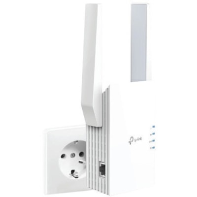 TP-Link RE605X 802.11ax 1.76 Gbit/s Wireless Range Extender - 2.40 GHz, 5 GHz - 2 x External Antenna(s) - MIMO Technology - 1 x Network (RJ-45) - Gigabit Ethernet - 10 W - 1  