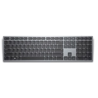 Dell Premier KM7321W Keyboard & Mouse - USB Scissors Wireless Bluetooth/RF 5.0 2.40 GHz Keyboard - Titan Gray - USB Wireless Bluetooth/RF Mouse - Optical - 1600 dpi - Titan Gray - Volume Control, Mute Hot Key(s) - AA  WRLS 