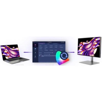 BenQ DesignVue PD2725U 27" Class 4K UHD LCD Monitor - 16:9 - Black - 27" Viewable - In-plane Switching (IPS) Technology - LED Backlight - 3840 x 2160 - 1.07 Billion Colors - 400 cd/m² - 5 ms - 60 Hz Refresh Rate - Speakers - HDMI - DisplayPort - USB Hub, KVM Switch  