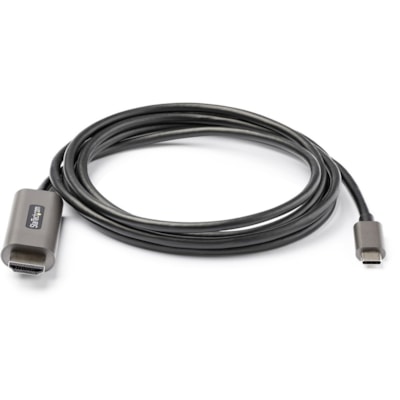 StarTech.com 6ft (2m) USB C to HDMI Cable 4K 60Hz with HDR10, Ultra HD USB Type-C to HDMI 2.0b Video Adapter Cable, DP 1.4 Alt Mode HBR3 - 6.6ft/2m USB C (DisplayPort 1.4 Alt Mode HBR3) to HDMI 2.0b video adapter cable - 4K 60Hz w/ HDR10/7.1 Audio/HDCP 2.2/1.4; 1080p - USB-C to HDMI cable tested w/  ZCABL 