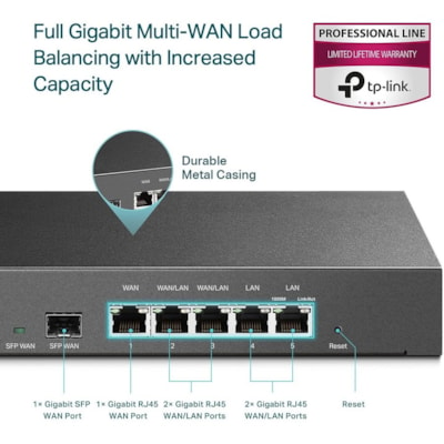 TP-Link SafeStream TL-ER7206  Router - Gigabit Ethernet  