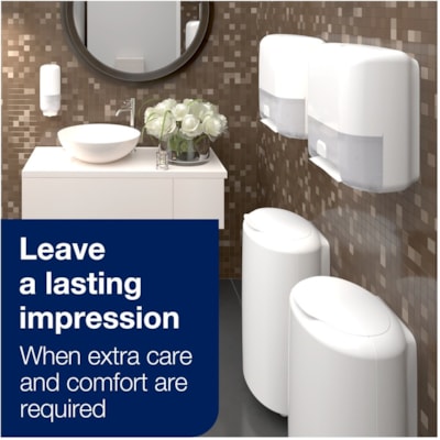 TORK Matic Hand Towel Roll Dispenser White H1 - Touchless Dispenser - 14.50" (368.30 mm) Height x 13" (330.20 mm) Width x 8" (203.20 mm) Depth - Plastic - White - Smart Sensor, Touch-free, Refill Indicator, Adjustable, Hygienic - 1  