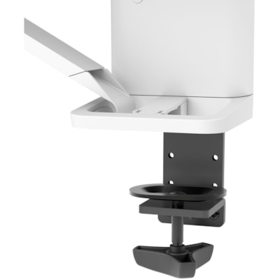 Ergotron TRACE Desk Mount for Monitor, LCD Display - White - 1 Display(s) Supported - 38" Screen Support - 21.61 lb (9800 g) Load Capacity - 75 x 75, 100 x 100 BRIGHT WHITE 