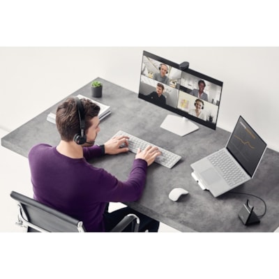 Jabra PanaCast 20 Video Conferencing Camera - USB 3.0 Type C - 3840 x 2160 Video - Auto-focus - 117° Angle - Clip - 3x Digital Zoom - Microphone - For Monitor  PERP 