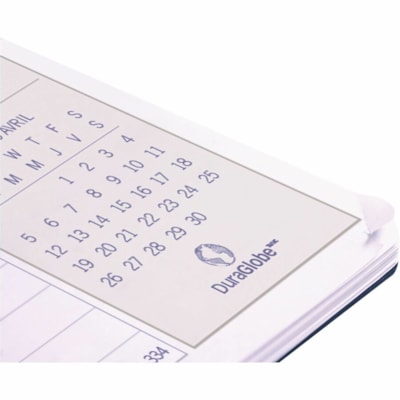 Blueline 2026 Joyful DuraGlobe 14-Month Monthly Planner - December to January - 8-7/8" x 7-1/8" - Red - Bilingual - Monthly - 14 Month - December 2025 to January 2027 - 1 Month Double Page Layout - 7 1/8" (180.98 mm) x 8 7/8" (225.43 mm) Sheet Size - Twin Wire - Red - Bamboo Fiber, Paper - Bilingual  