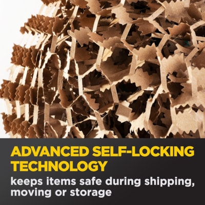 Scotch Cushion Lock Protective Wrap Dispenser - Gray - 1 Each 15.43 IN X 7.22 IN X 11.96 IN 