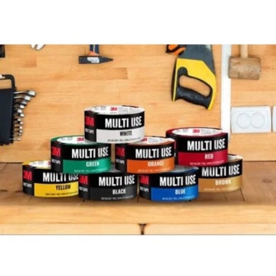 3M Duct Tape - 20 yd (18.3 m) Length x 1.88" (47.8 mm) Width - Black 1.88"X20YD (48 MM X 18.2 M) 12 RLS/CASE