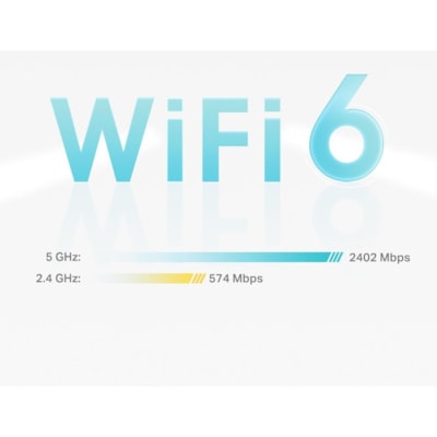 TP-Link Deco X50(3-pack) - AX3000 Whole Home Mesh Wi-Fi 6 System 3-Pack - Dual Band - 2.40 GHz ISM Band - 5 GHz UNII Band - 2 x Antenna(2 x Internal) - 375 MB/s Wireless Speed - 3 x Broadband Port - Gigabit Ethernet - Desktop  