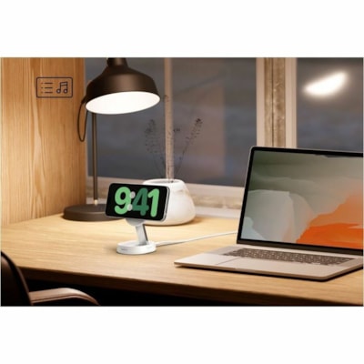 Belkin BoostCharge Pro Convertible Magnetic Wireless Charging Stand with Qi2 15W - For Qi2-enabled Device, iPhone, Earbud - Input connectors: USB - Magnetic, Compact, MagSafe Technology IACCS 