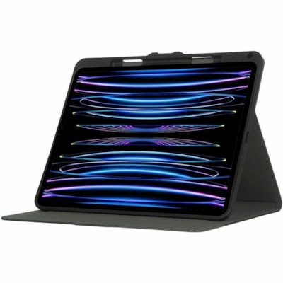 Targus Versavu Slim THZ983GL Carrying Case (Folio) for 13" Apple iPad Pro 13 (2024) Tablet - Black - Drop Resistant, Shock Absorbing, Bump Resistant - 0.61" (15.49 mm) Height x 9.51" (241.55 mm) Width x 11.29" (286.77 mm) Depth PAD PRO (M4) 13 