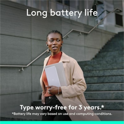 Logitech Keys-To-Go 2 Keyboard - Wireless Connectivity - Bluetooth - Volume Control, Screen Brightness, Media Player, Easy-Switch Hot Key(s) - iOS 17, macOS 14, iPadOS 17, Linux, Android 12, Windows 10, ChromeOS - iPad, iPhone, Apple TV, Notebook - Mac, PC - Scissors Keyswitch - Button Cell Battery   