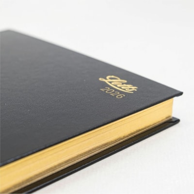 Letts 2026 Standard 12-Month Daily Planner - January to December - 10-1/4" x 8-1/4" - Assorted Colours - English - Standard - Daily - 12 Month - January 2026 to December 2026 - 1 Day Single Page Layout - Quarto - 8 1/4" (209.55 mm) x 10 1/4" (260.35 mm) Sheet Size - White Sheet - Sewn - Assorted - P  