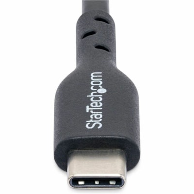 StarTech.com 3ft (0.9m) USB-C Charging Cable, USB 2.0 Type-C Laptop Charger Cord, 60W Power Delivery, TPE Jacket, Data Transfer Cable - USB-C Charging Cable supports 60W/3A Power Delivery and 480Mbps; Fast Charge from a USB-C wall charger/power bank; Works w/USB-C laptops/tablets; Color: Black; O.D. GING CABLE  USB C CABLE  USB 2 .0 TYPE-C LAPTOP CHA