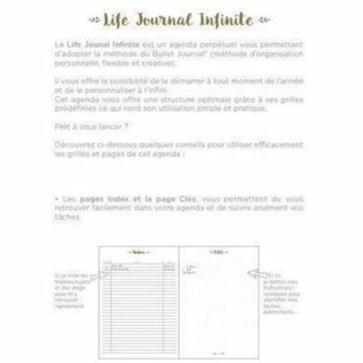 Quo Vadis Life Journal Planner - Monthly - 12 Month - Blue/Gray - Monthly Calendar - 1 LIFE JOURNAL INIFITE 15X21CM GREY BLUE  215 NUMBERED PAGE