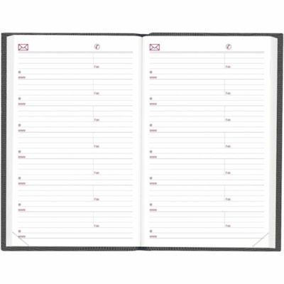 Brownline Traditional Daily Pocket Diaries - Daily - 1 Year - January 2025 to December 2025 - 7:00 AM to 6:30 PM - Half-hourly - 1 Day Single Page Layout - 2 7/8" (73.03 mm) x 4 3/4" (120.65 mm) Sheet Size - Assorted - Pocket, Flexible, Reference Calendar, Notepad - 1 Each  