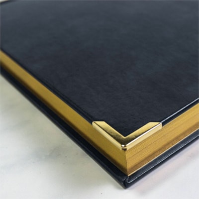 Brownline Executive Daily Planner, 10-7/8" x 7-5/8" , Trilingual, Assorted - Julian Dates - Daily - January 2025 to December 2025 - 7:00 AM to 10:45 PM - Quarter-hourly - 1 Day Single Page Layout - 7 5/8" (193.68 mm) x 10 7/8" (276.23 mm) Sheet Size - Sewn - Assorted - Leather - Hard Cover, Ribbon M  