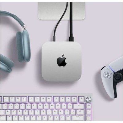 Apple Mac mini MU9E3VC/A Desktop Computer - Apple M4 - 16 GB - 512 GB SSD - Mini PC - Silver - Apple M4 Chip - MacOS Sequoia - Apple Deca-core (10 Core) - IEEE 802.11ax - 155 W  SYST 