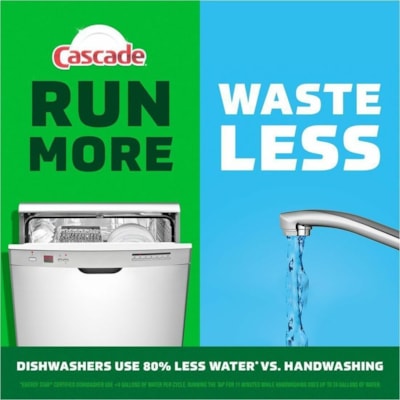 Cascade Complete ActionPacs Dishwashing Detergent - For Dish - Pod - Phosphate-free FRESH 48CT 